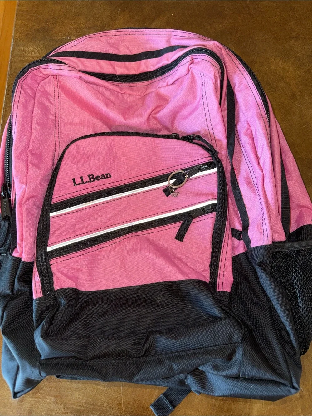 L.L. Bean pink backpack